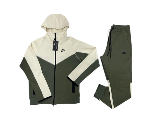 NIKE TECH FLEECE BIJELO ZELENI