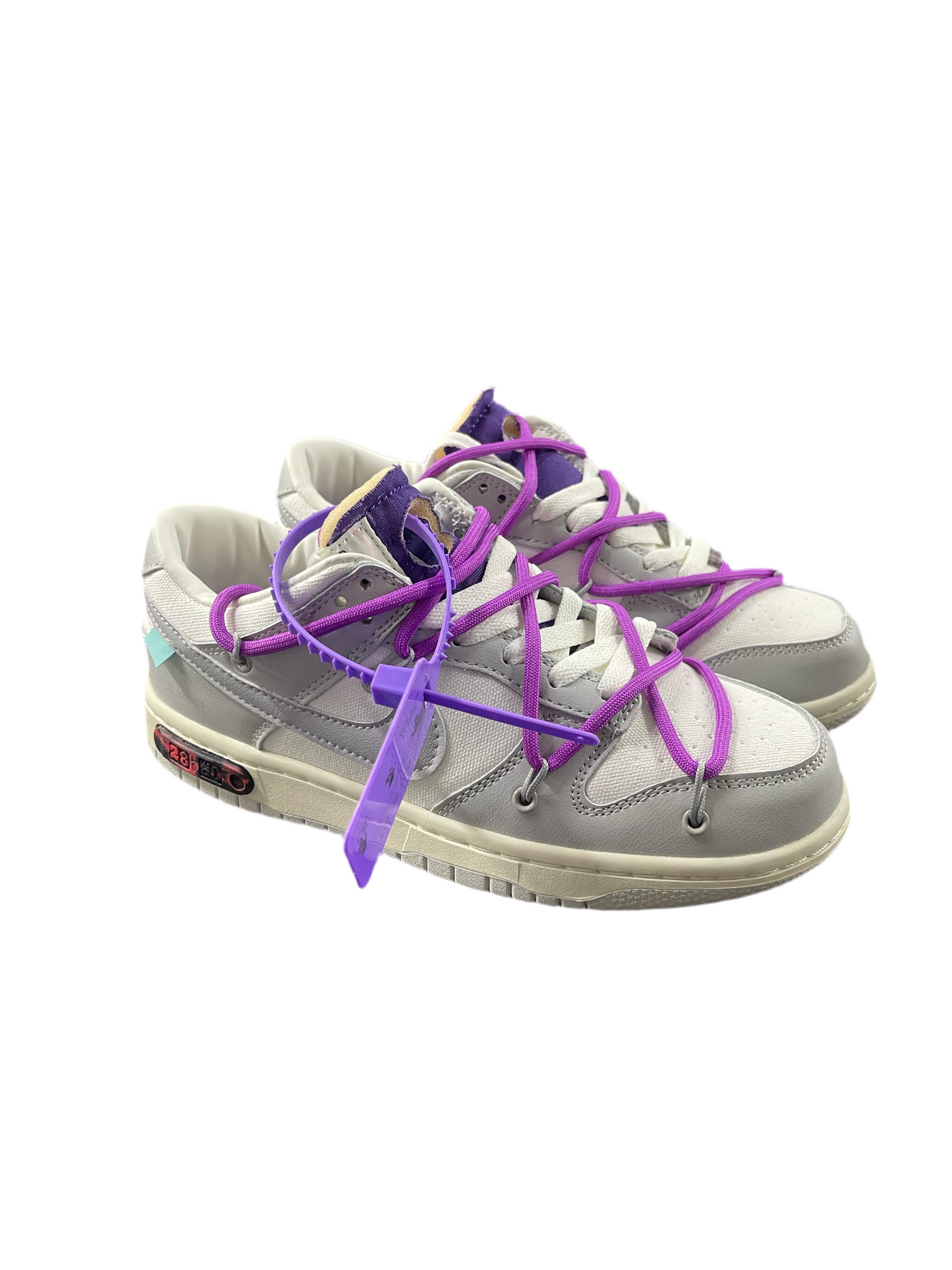 NIKE DUNK OFF WHITE LOW “GREY LIGHT- BLUE”