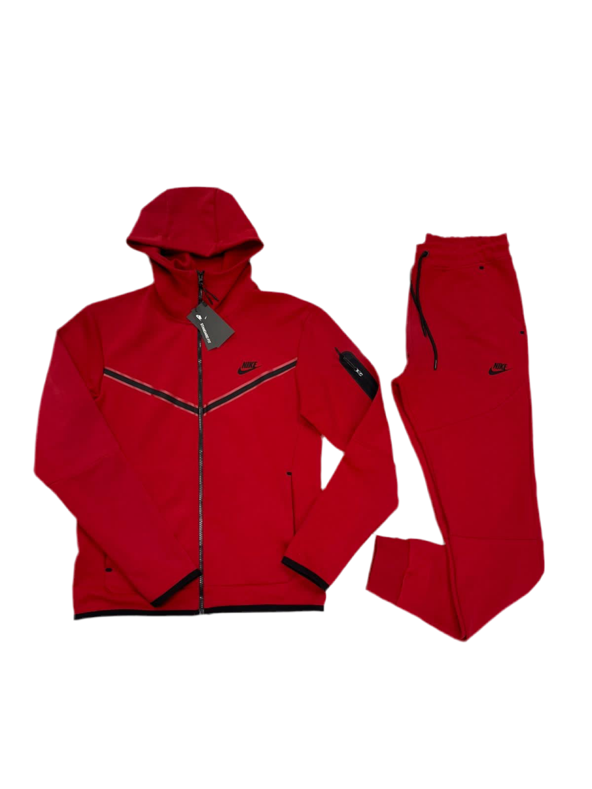 NIKE TECH FLEECE CRVENI