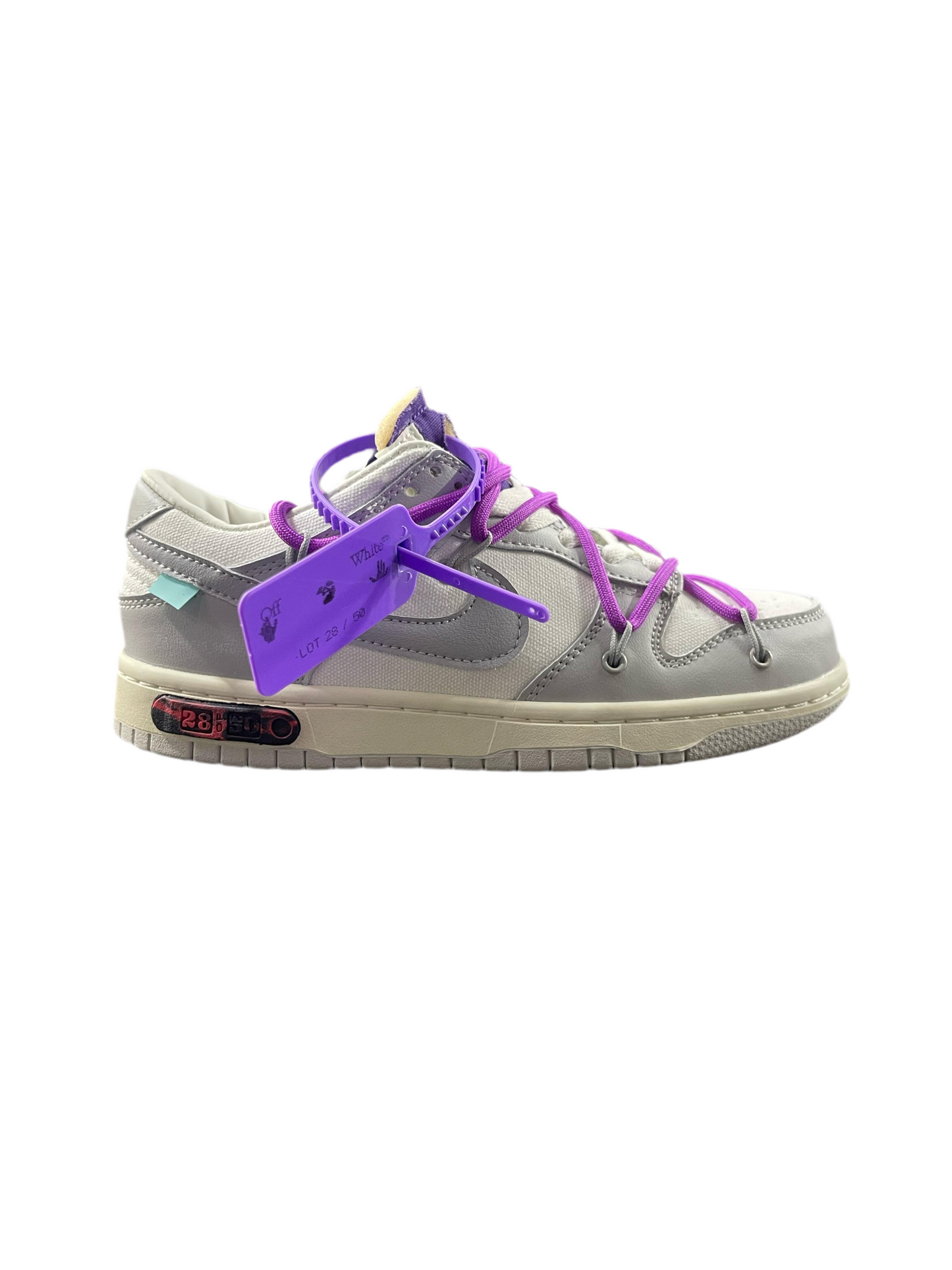 NIKE DUNK OFF WHITE LOW “GREY LIGHT- BLUE”