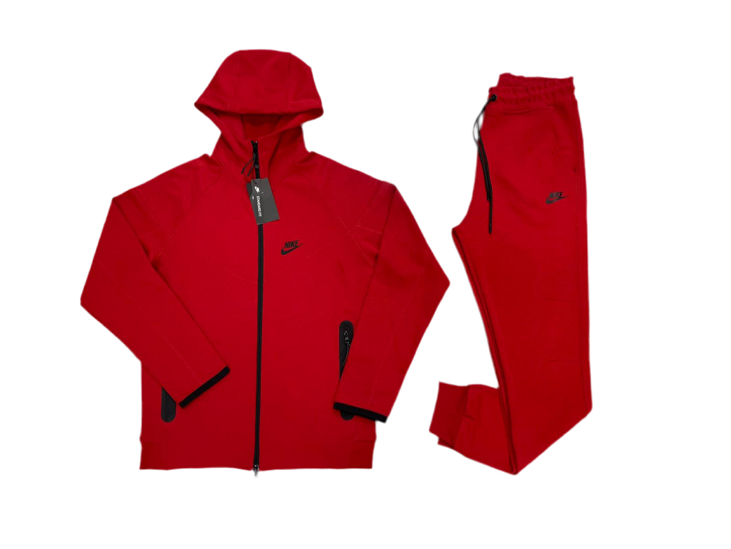 NIKE TECH FLEECE SET CRVENI
